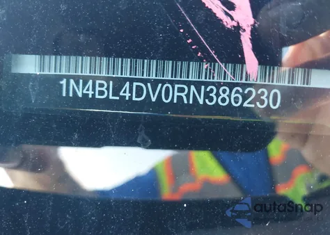 2024 Nissan Altima Sv Fwd z USA, uszkodzony, nr VIN 1N4BL4DV0RN386230
